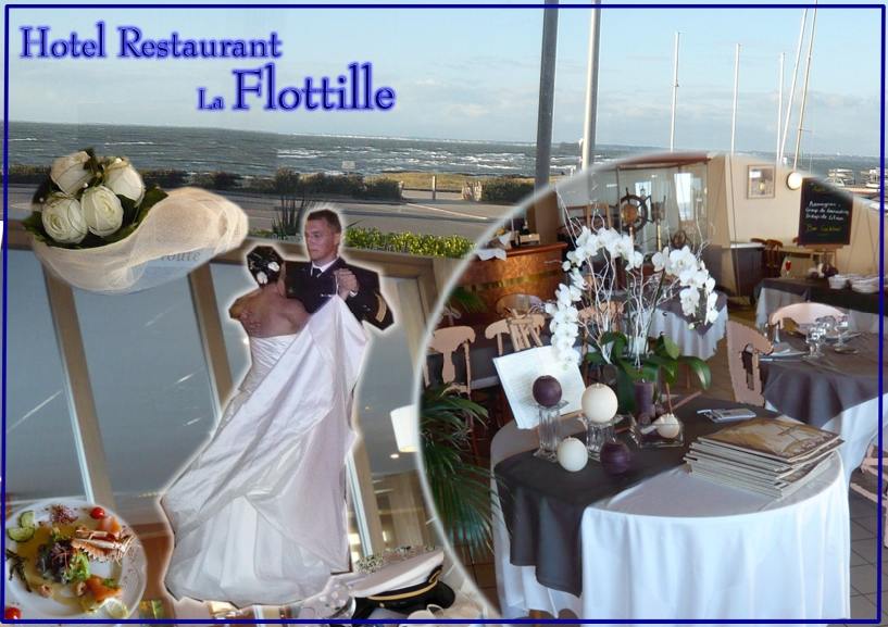 Hotel restaurant lla flottille en bord de mer